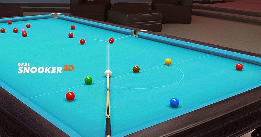 A picture of Real Snooker 3D, one of the best snooker games for Android.