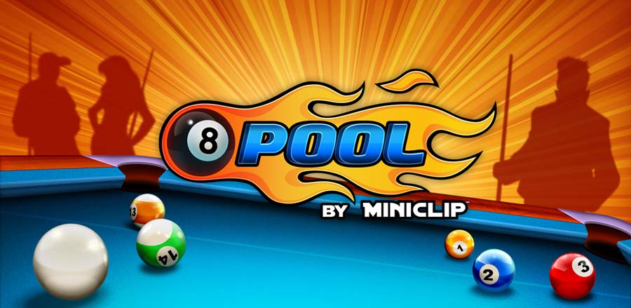 A picture of 8 Ball Pool, one of the best snooker games for Android.