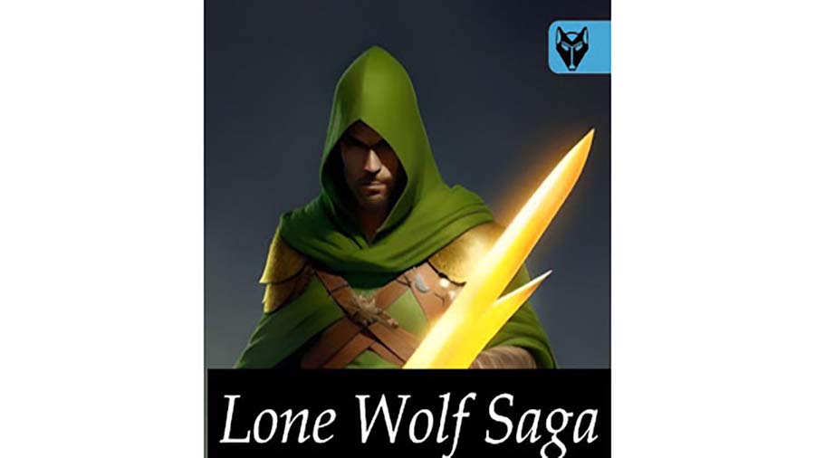 A wallpaper of Lone Wolf Saga, one of the Werewolf games for Android.