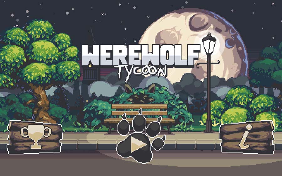 A wallpaper of Werewolf Tycoon, one of the Werewolf games for Android.