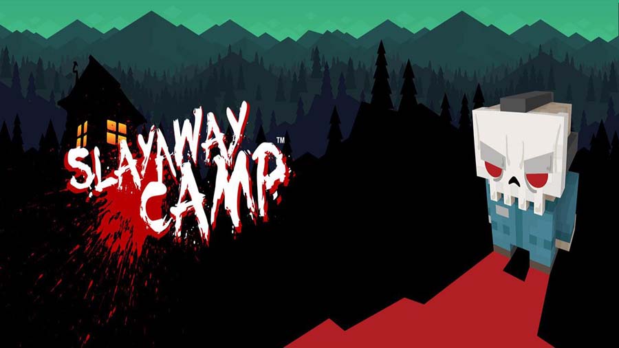 A wallpaper of Slayaway Camp, one of the best Werewolf games for Chromebook.