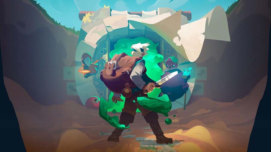 A picture of Moonlighter, one of the best Werewolf games for Chromebook.