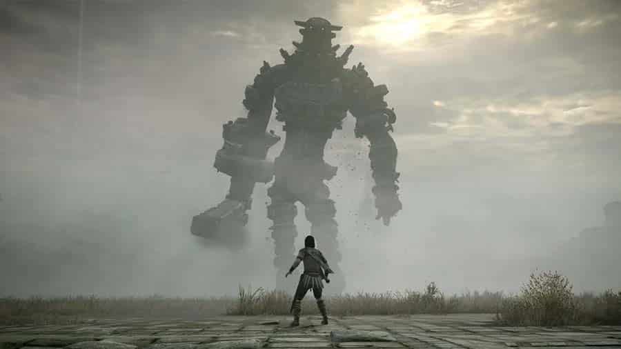 An official picture of Shadow of the Colossus.