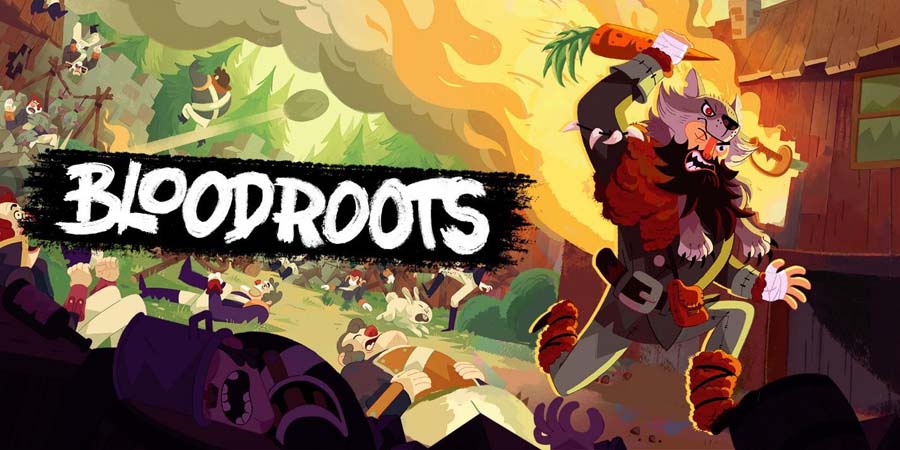 A picture of Bloodroots, one of the Werewolf games for Switch.