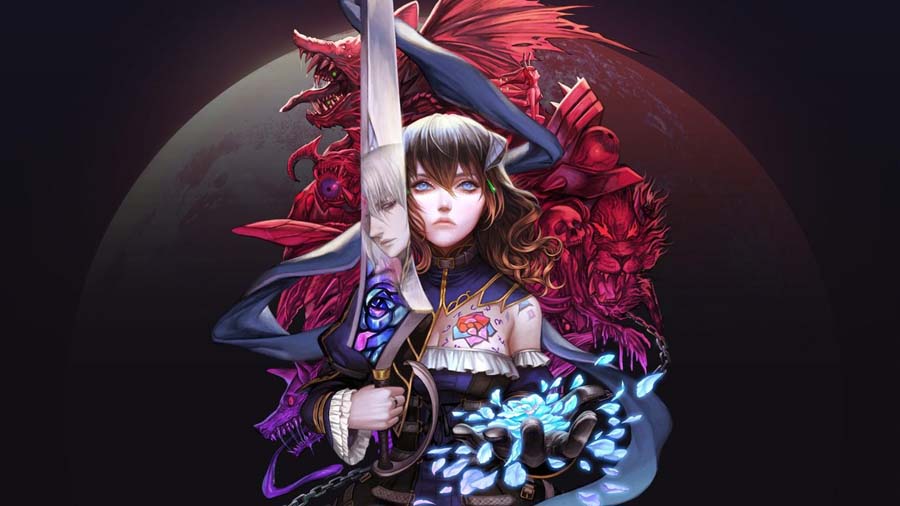 An official picture of Bloodstained: Ritual of the Night, one of the Werewolf games for Xbox.