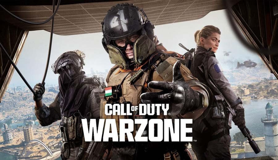 A wallpaper of Call of Duty: Warzone, one of the best Multiplayer Battle Royale games for Xbox.