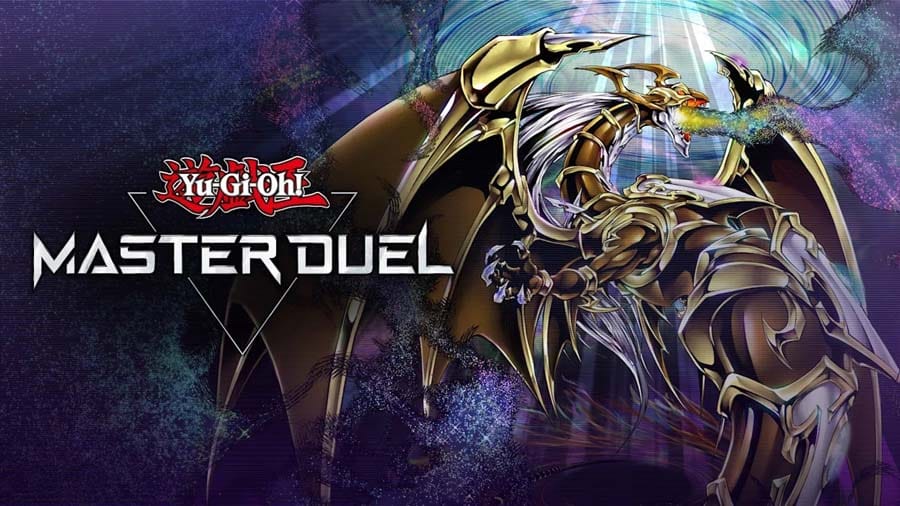 A wallpaper of Yu-Gi-Oh! Master Duel, is one of the best Multiplayer Card games for PS5.