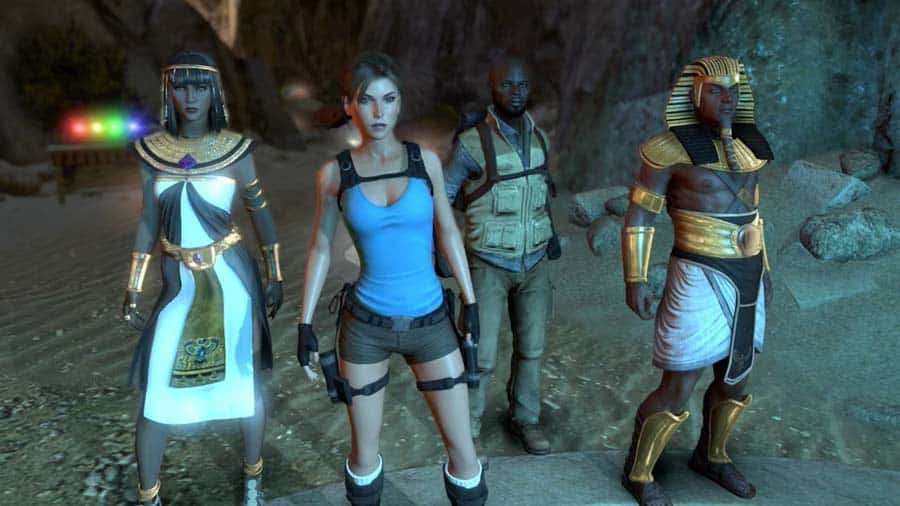 The Official Picture of Lara Croft destroyer of the Temple of Osiris.