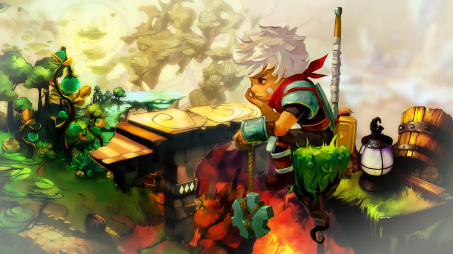 A picture of the game Bastion.