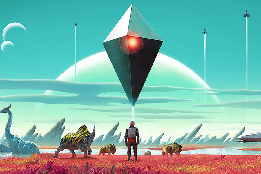 An official picture of No Man’s Sky, one of the best Alien games for PS5.