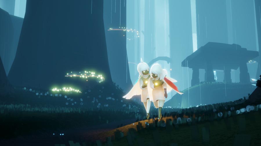 The Official Picture of Sky: Children of the Light shows its lovable characters in a beautiful environment.