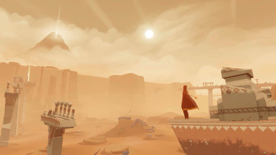 screen play picture of the game Journey (2015)