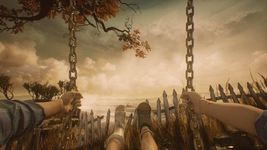 screen play picture of the game What Remains of Edith Finch.