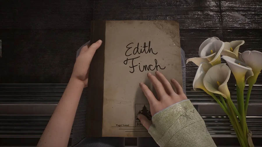 screen play picture of the game What Remains of Edith Finch.