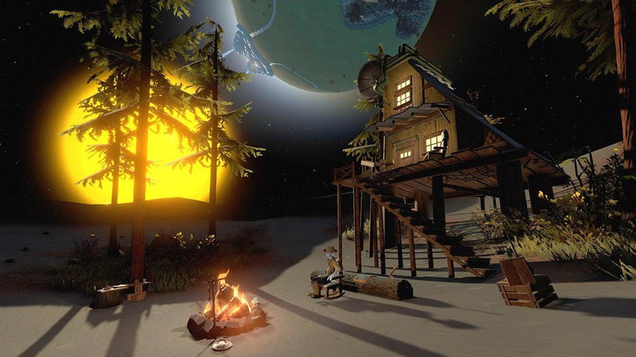 screen play picture of the game Outer Wilds.