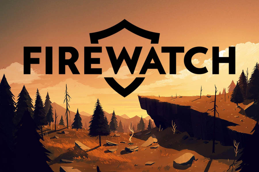 screen play picture of the game Firewatch (2016).