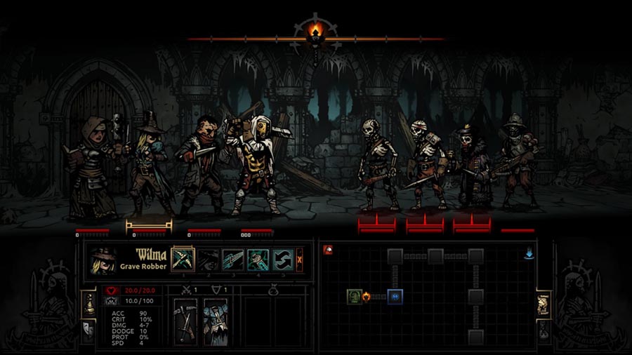 a picture of the game Darkest Dungeon