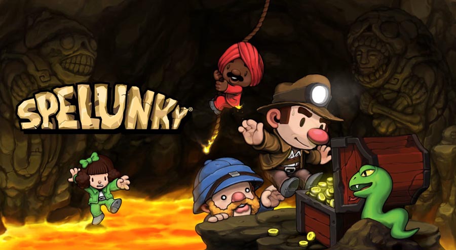 main picture of the game Spelunky