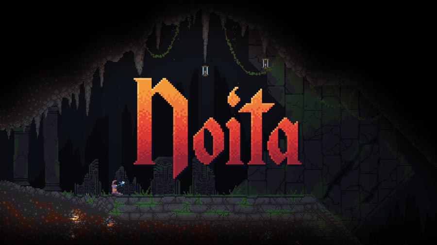 main picture of the game Noita