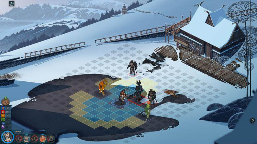 a wallpaper of the game The Banner Saga.