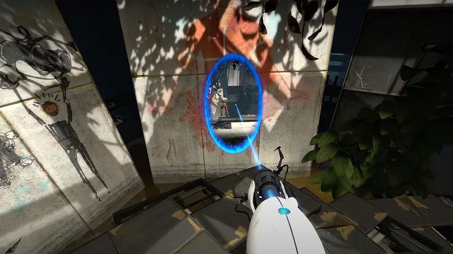 The Official Picture of Portal 2.