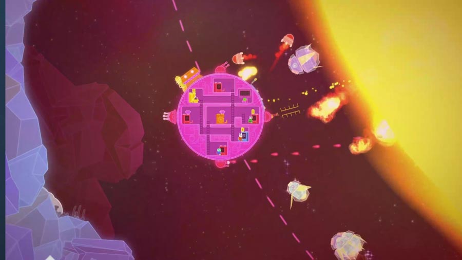 The Official Picture of Lovers in a Dangerous Spacetime.