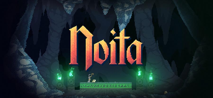 wallpaper of tge Game Noita