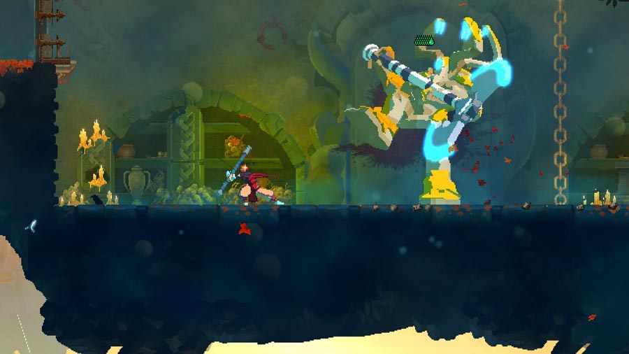 a wallpaper of the game Dead Cells: Fatal Falls.