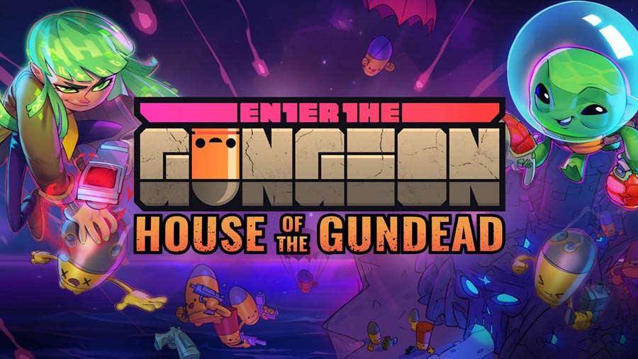 a wallpaper of the game Enter the Gungeon.