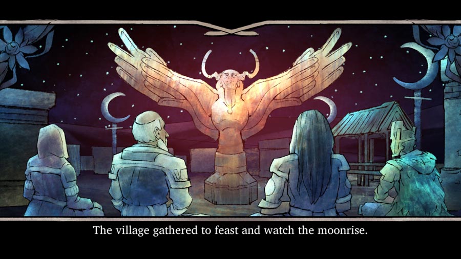 a wallpaper of the game Moon Hunters.