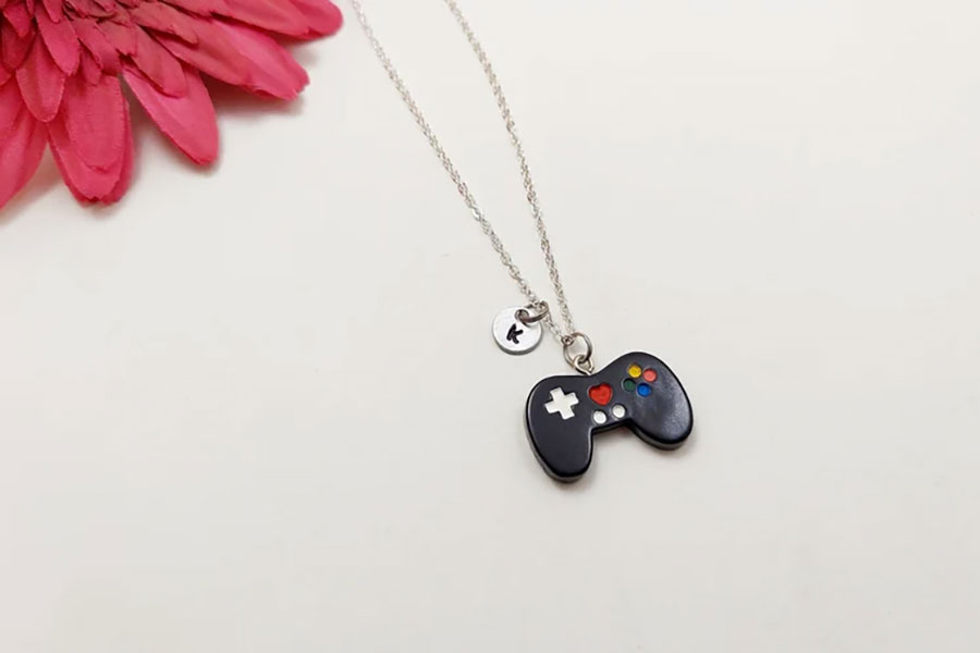 a picture of Gaming-themed Jewelry on of the wedding gifts for gamers