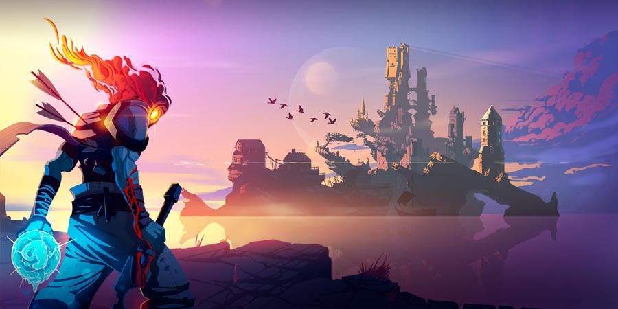 a wallpaper of the game  Dead Cells