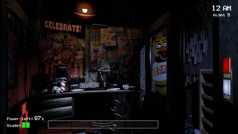 screenshot of the game Five Nights at Freddy’s