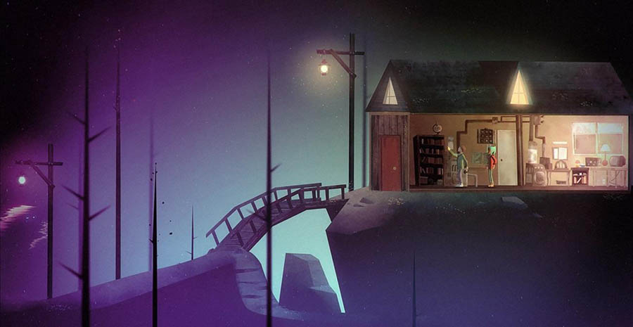 screenshot of the game Oxenfree