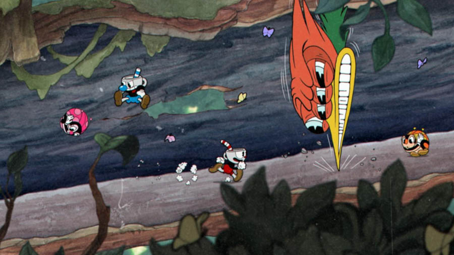 screenshot of the game Cuphead