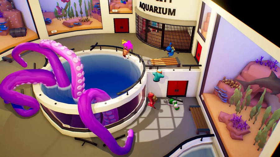 screenshot of the game Gang Beasts