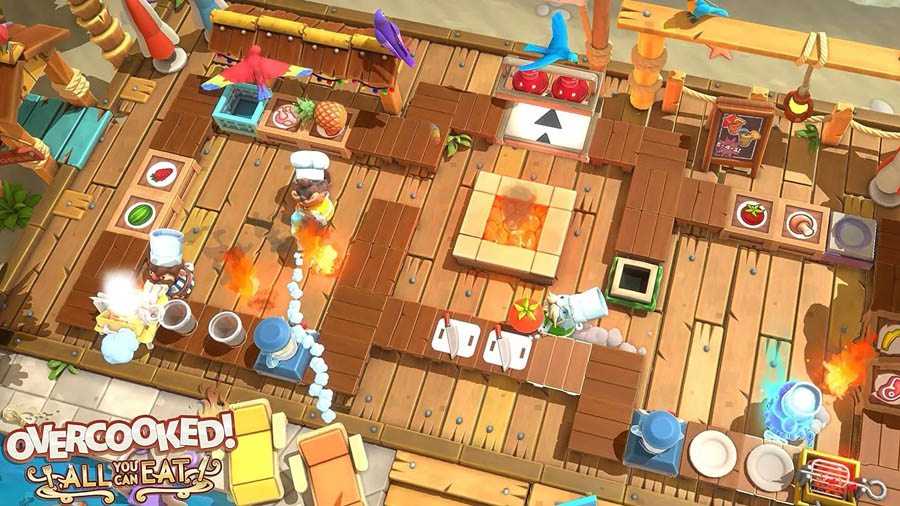 screenshot of the game Overcooked! All You Can Eat