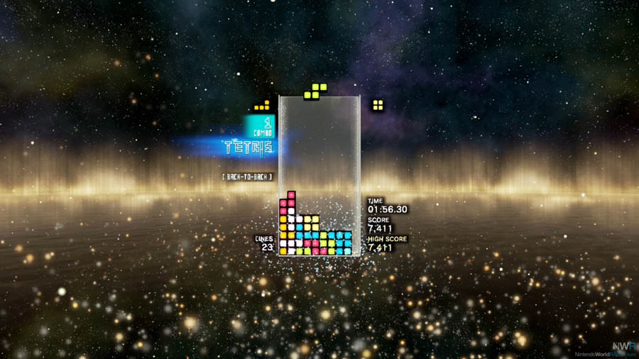 Gameplay picture of Tetris Effect: Connected