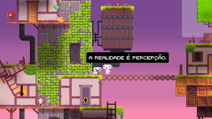 Gameplay picture of Fez