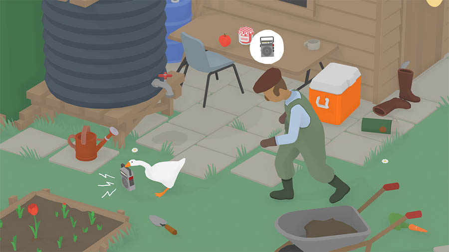 Gameplay picture of Untitled Goose Game