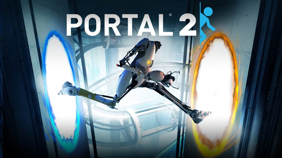 a picture of the game Portal 2