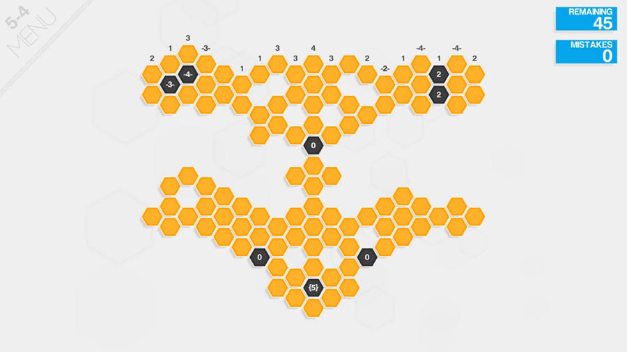 a picture of the game Hexcells