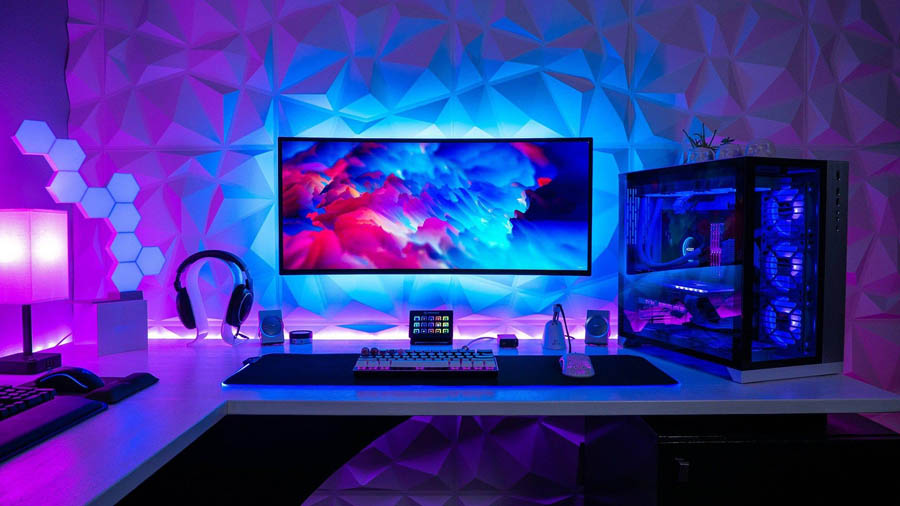 Image of a gaming setup.