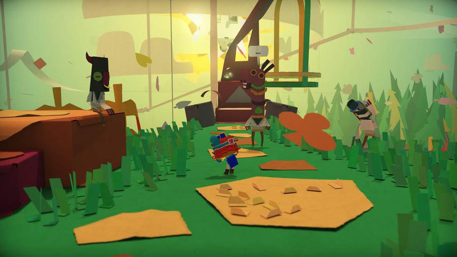 A picture of Tearaway Unfolded, one of the best PS4 Exclusive Indie games.