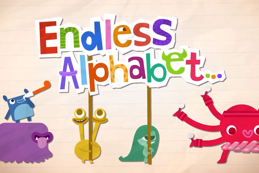 A wallpaper of Endless Alphabet.