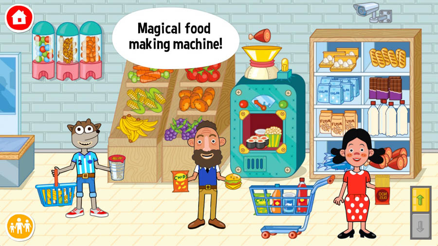 A picture of Pepi Super Stores, one of the best Video Games for 5 Year Olds.