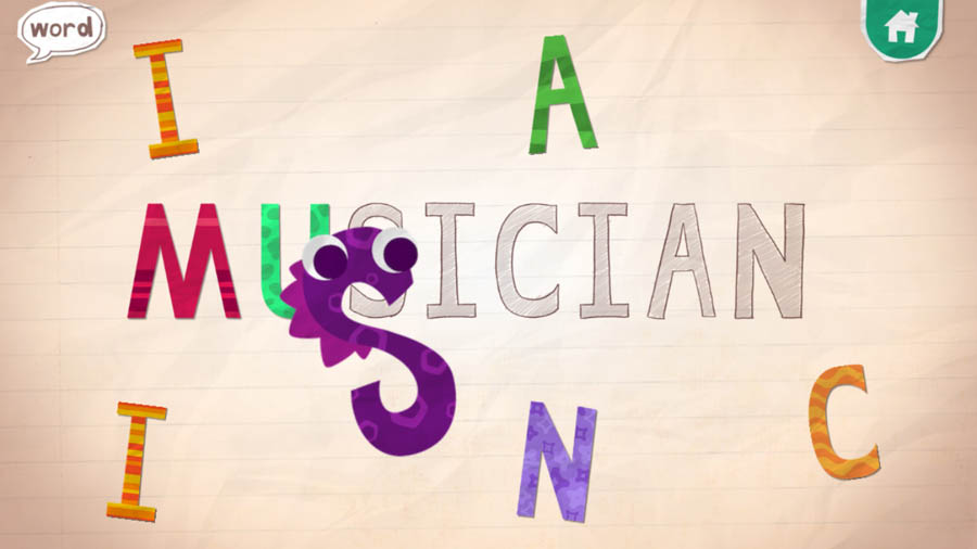 A wallpaper of Endless Alphabet.