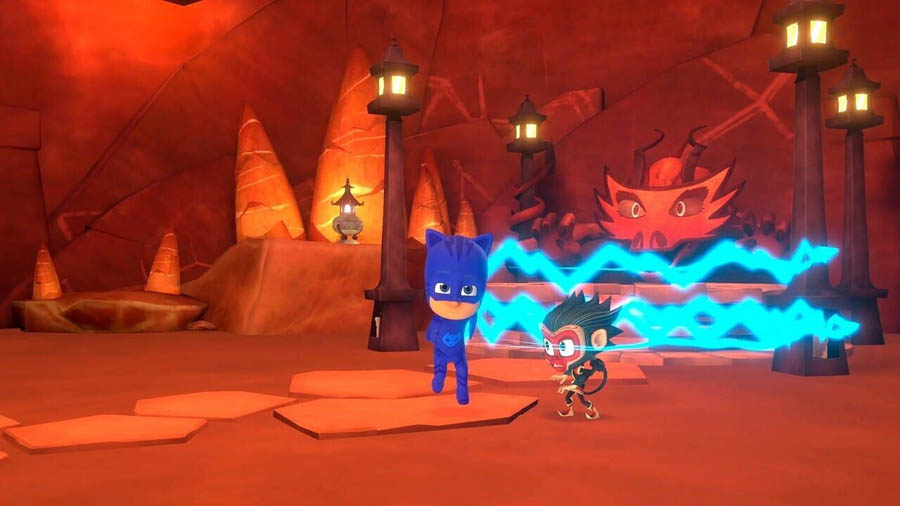 An official picture of PJ Masks: Heroes of the Night, one of the best Video Games for 5 Year Olds.