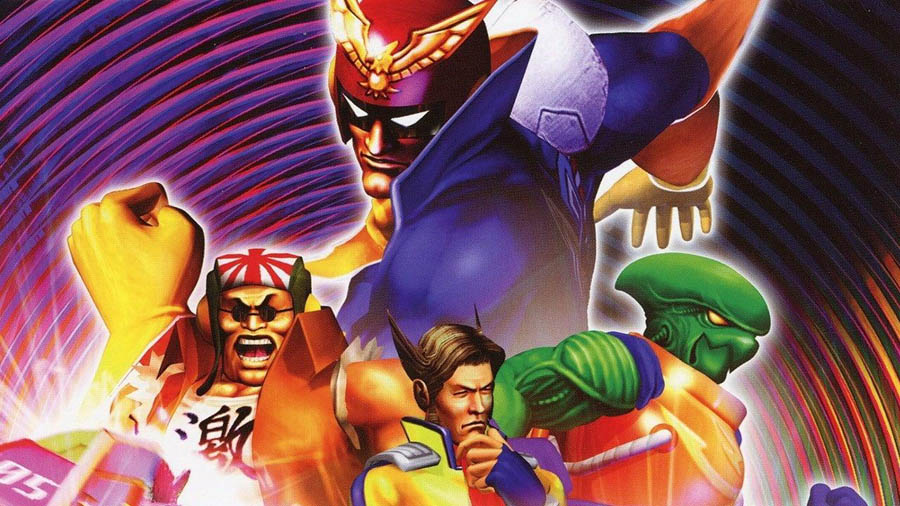 A wallpaper of F-Zero GX.