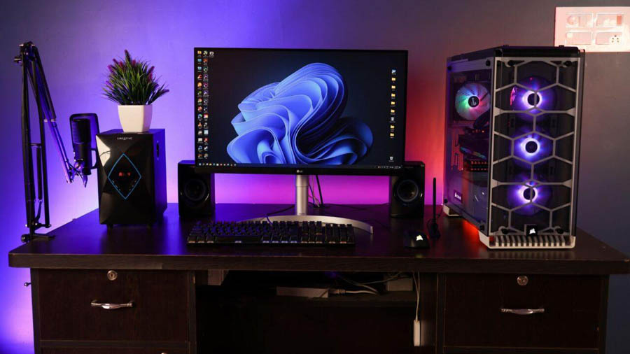 Image of a gaming setup.